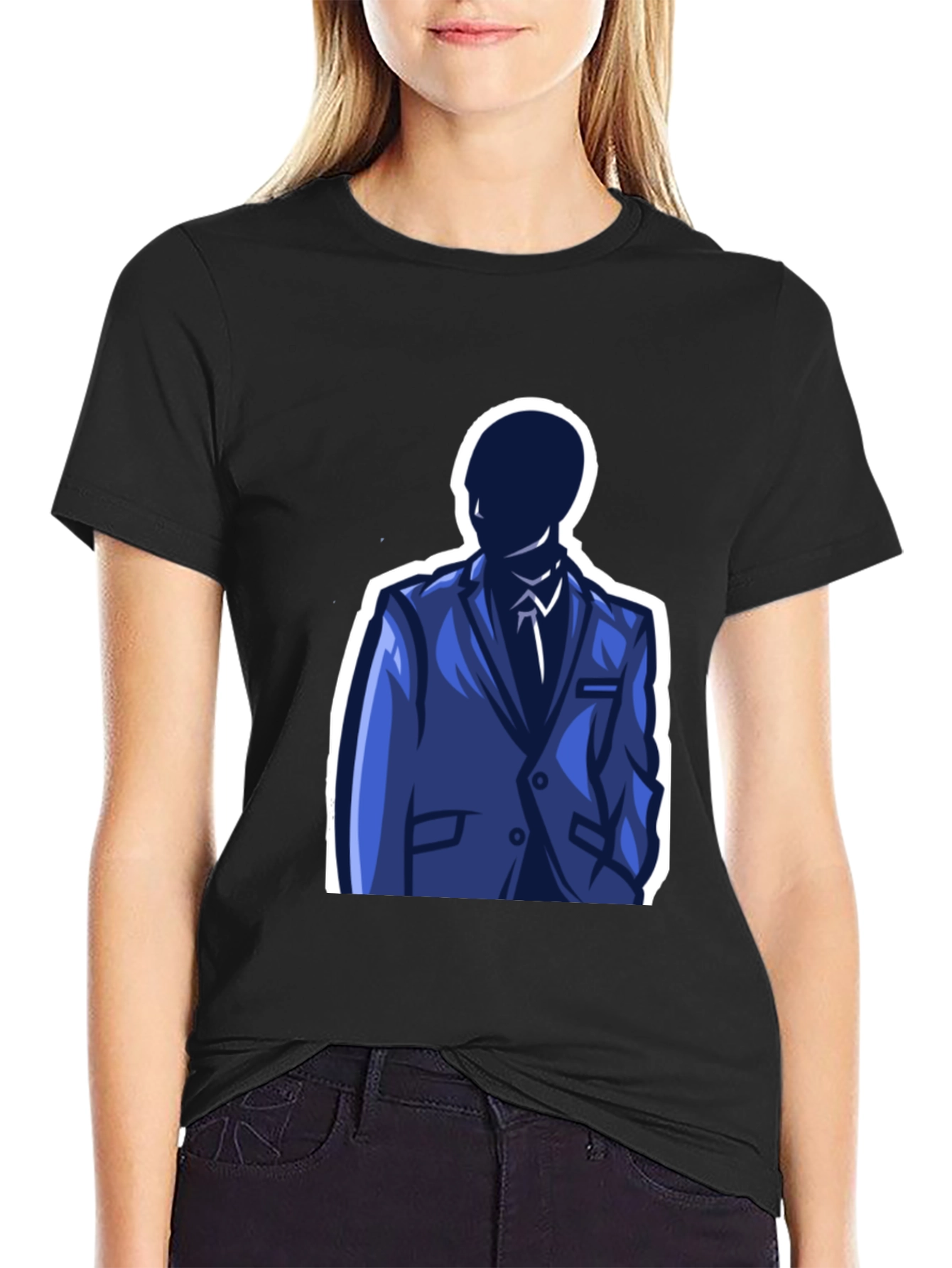 Suited Man Graphic T-Shirt