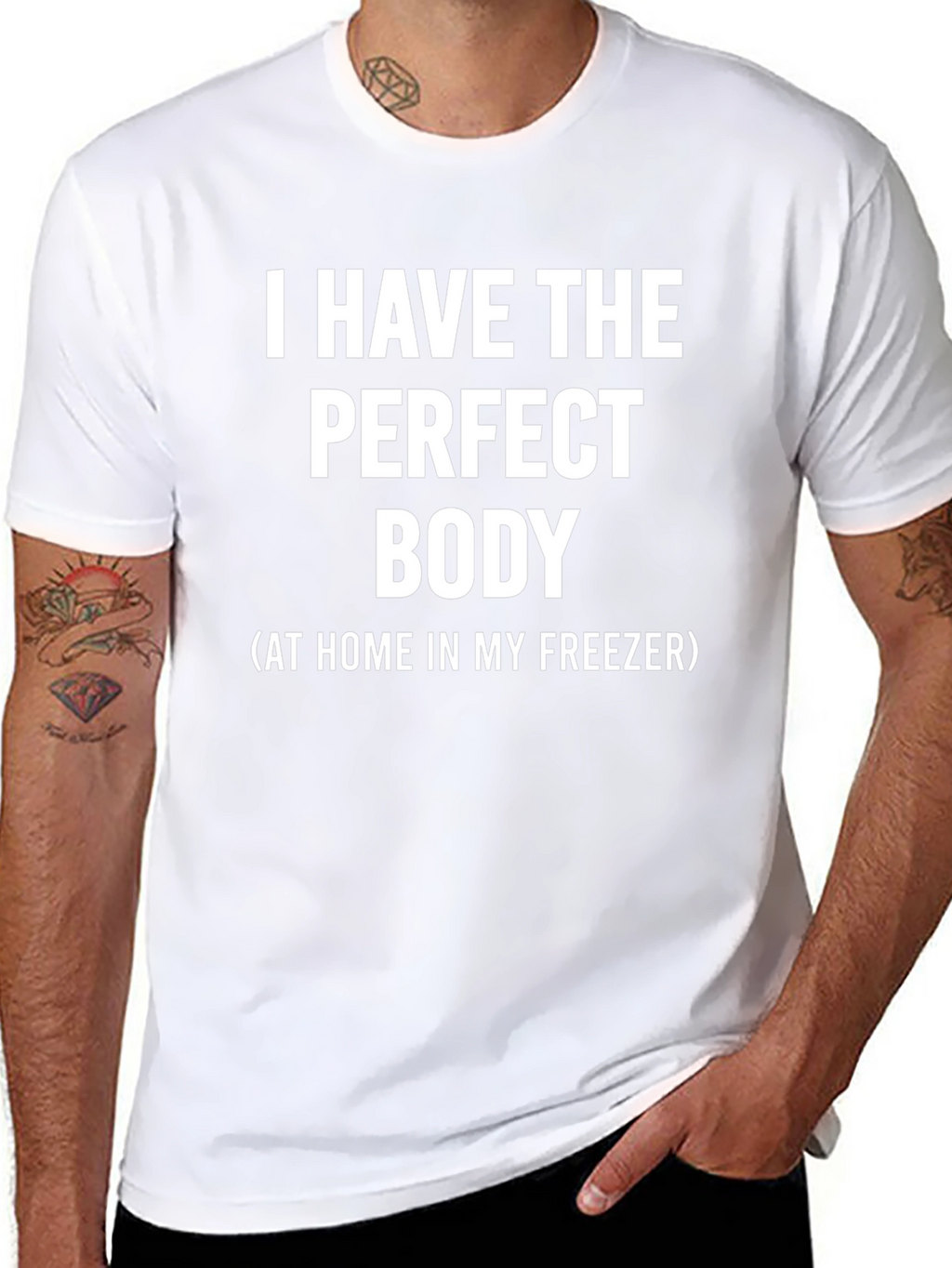 Funny Perfect Body T-Shirt - Freezer Humor