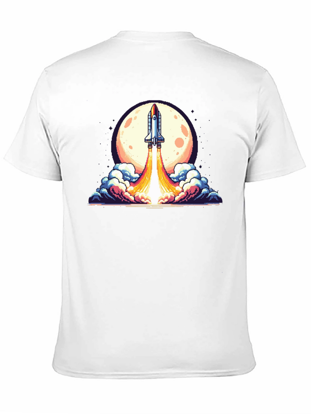 Retro Rocket Launch T-Shirt