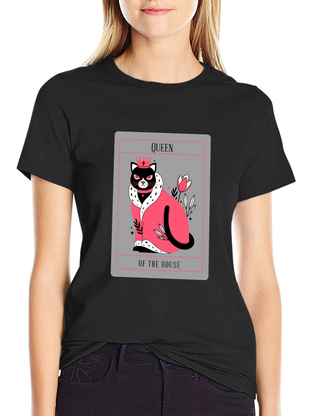 Queen of the House Cat T-Shirt