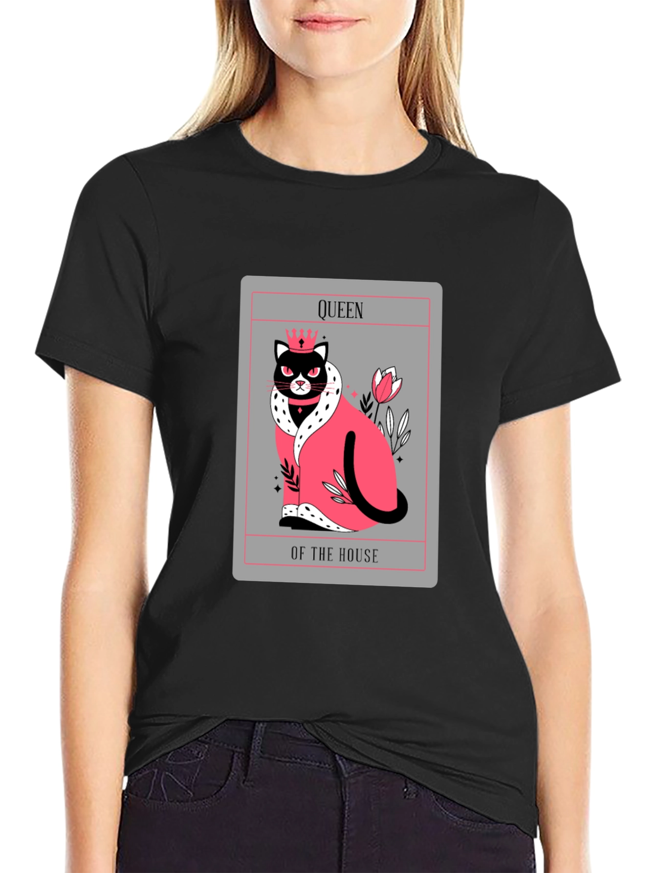 Queen of the House Cat T-Shirt