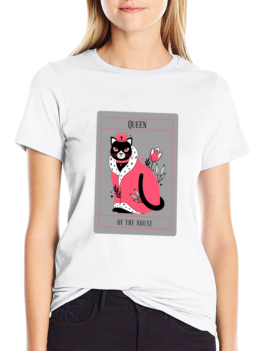 Queen of the House Cat T-Shirt