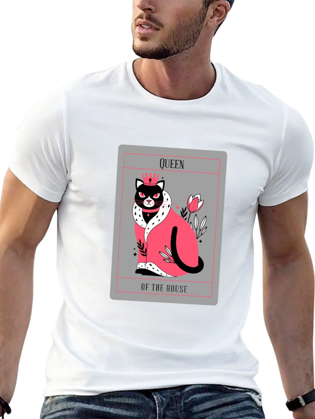 Queen of the House Cat T-Shirt