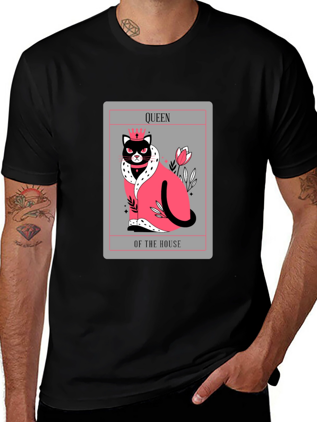 Queen of the House Cat T-Shirt