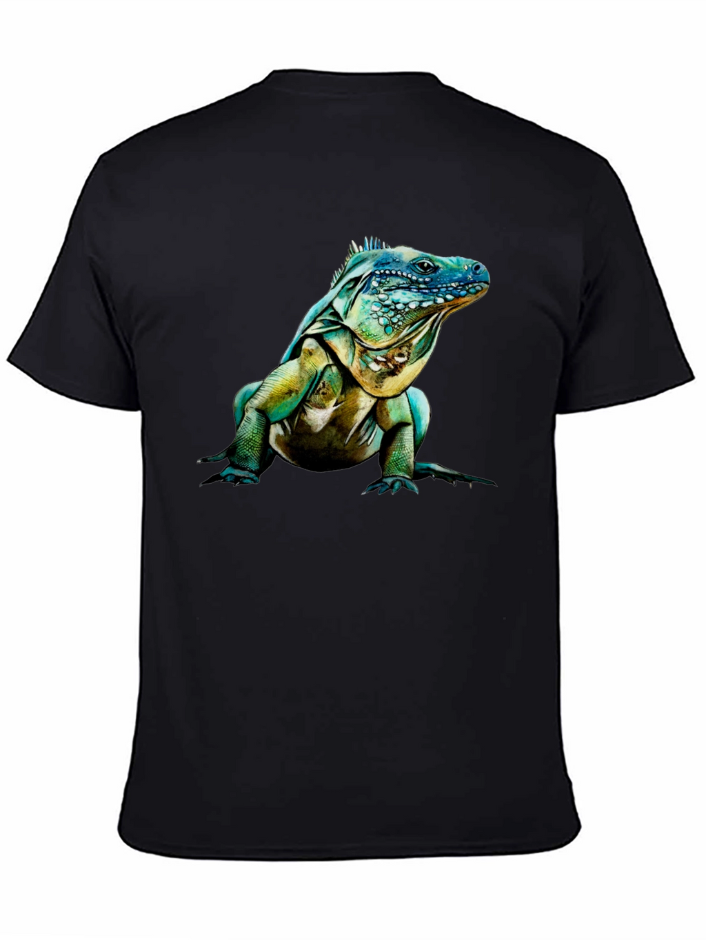 Iguana Graphic Print Crew Neck T-Shirt