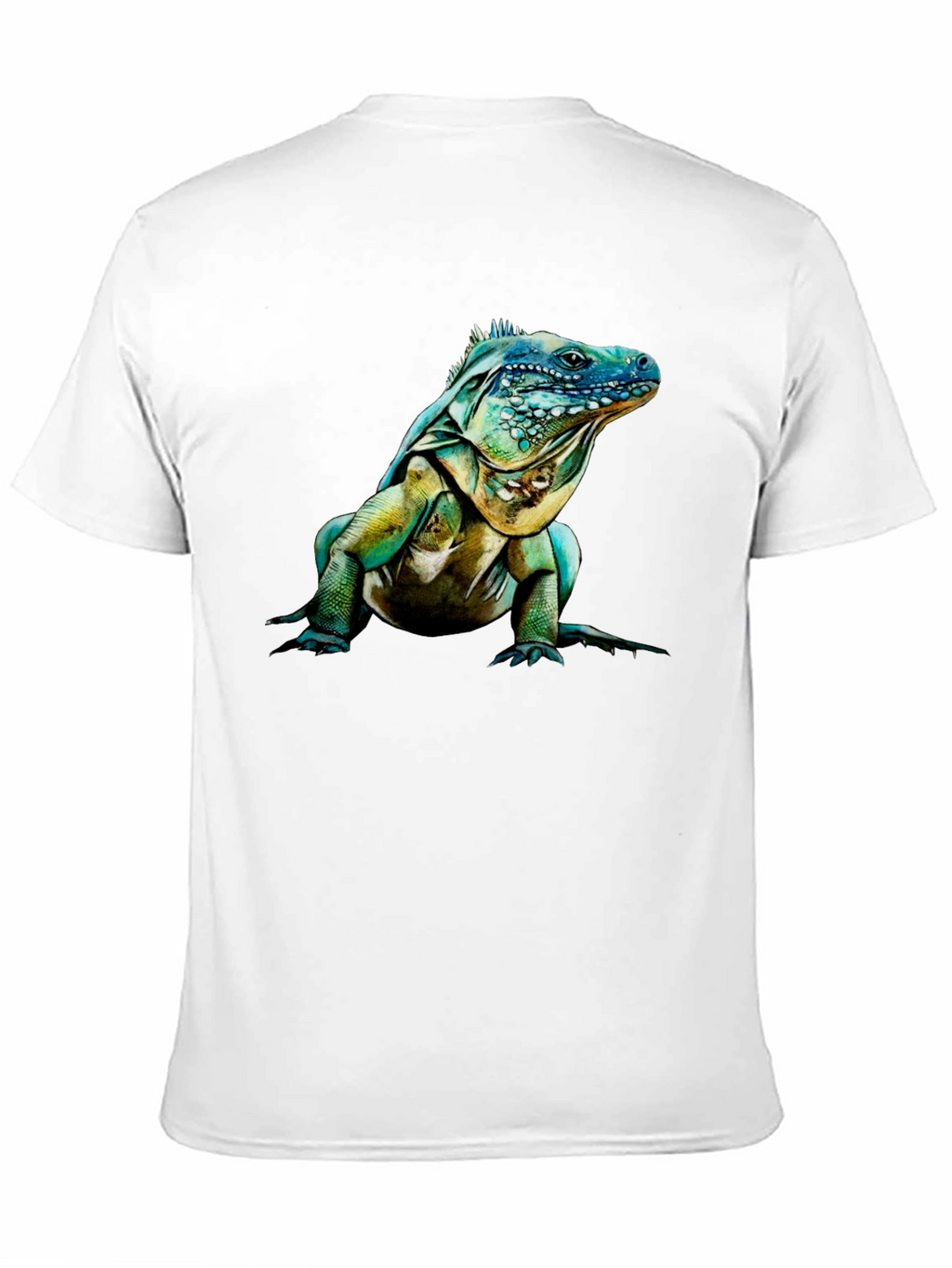 Iguana Graphic Print Crew Neck T-Shirt