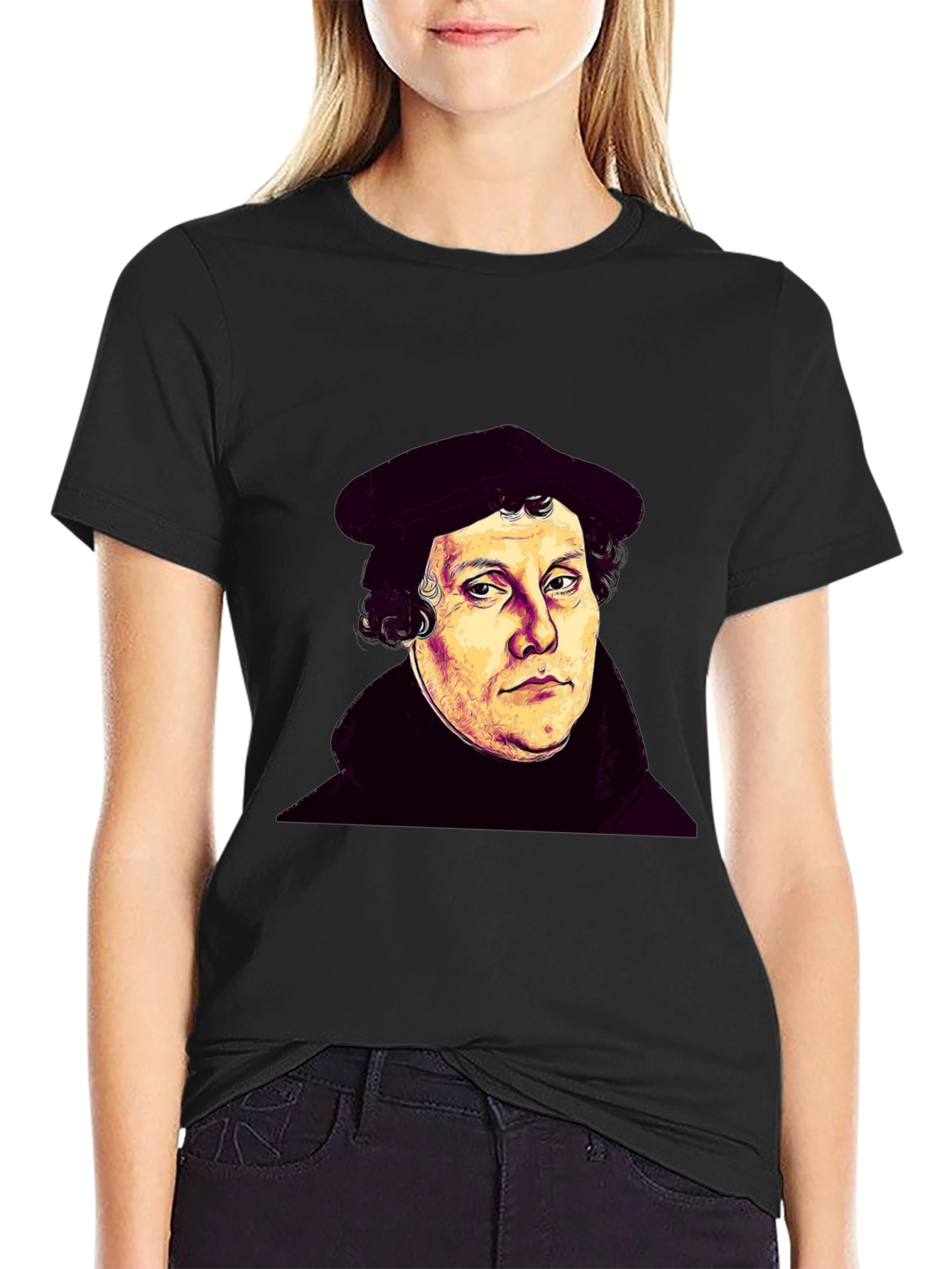 Martin Luther Portrait Graphic T-Shirt