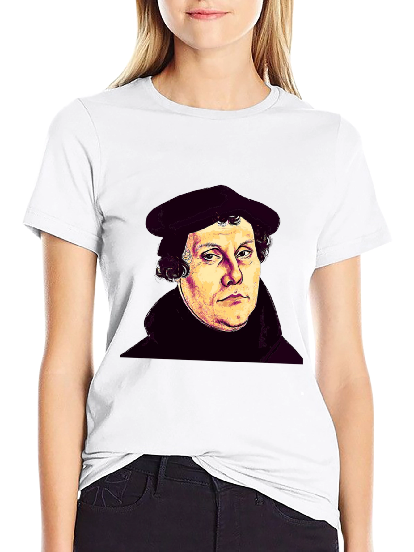 Martin Luther Portrait Graphic T-Shirt