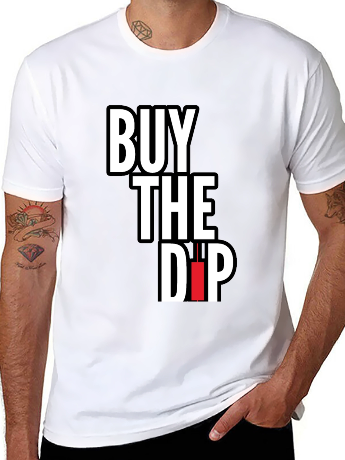 Buy The Dip T-Shirt - Stock Market Apparel