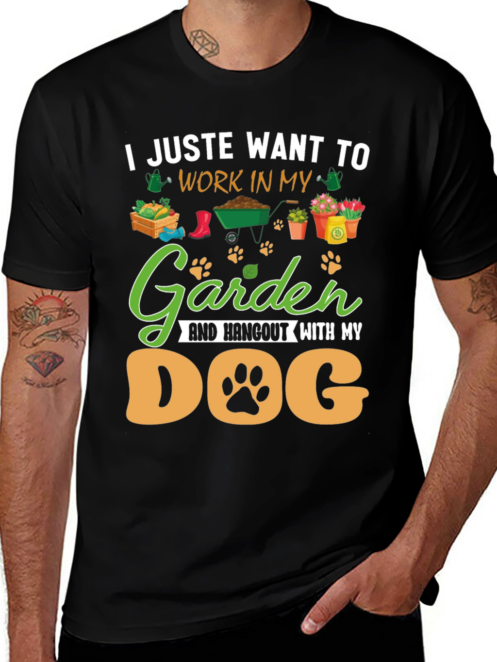 Gardening & Dog Lover T-Shirt