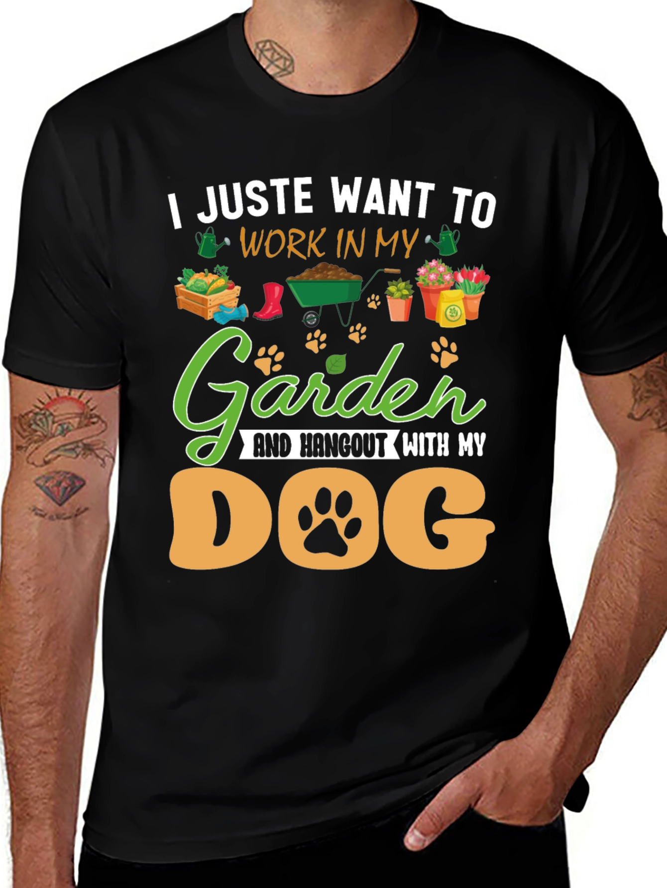 Gardening & Dog Lover T-Shirt