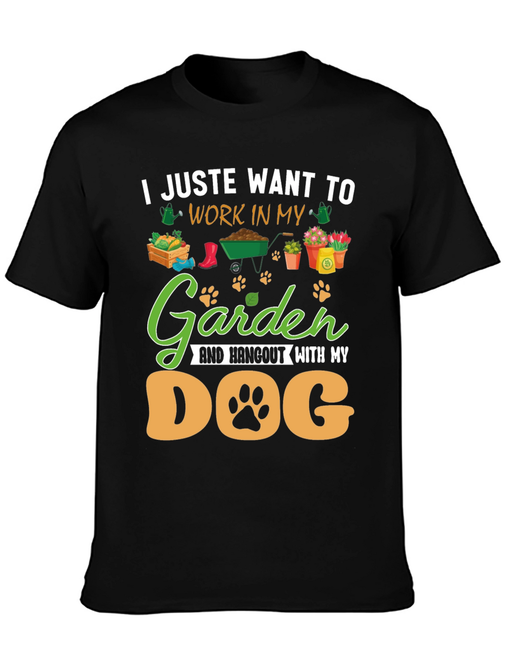 Gardening & Dog Lover T-Shirt