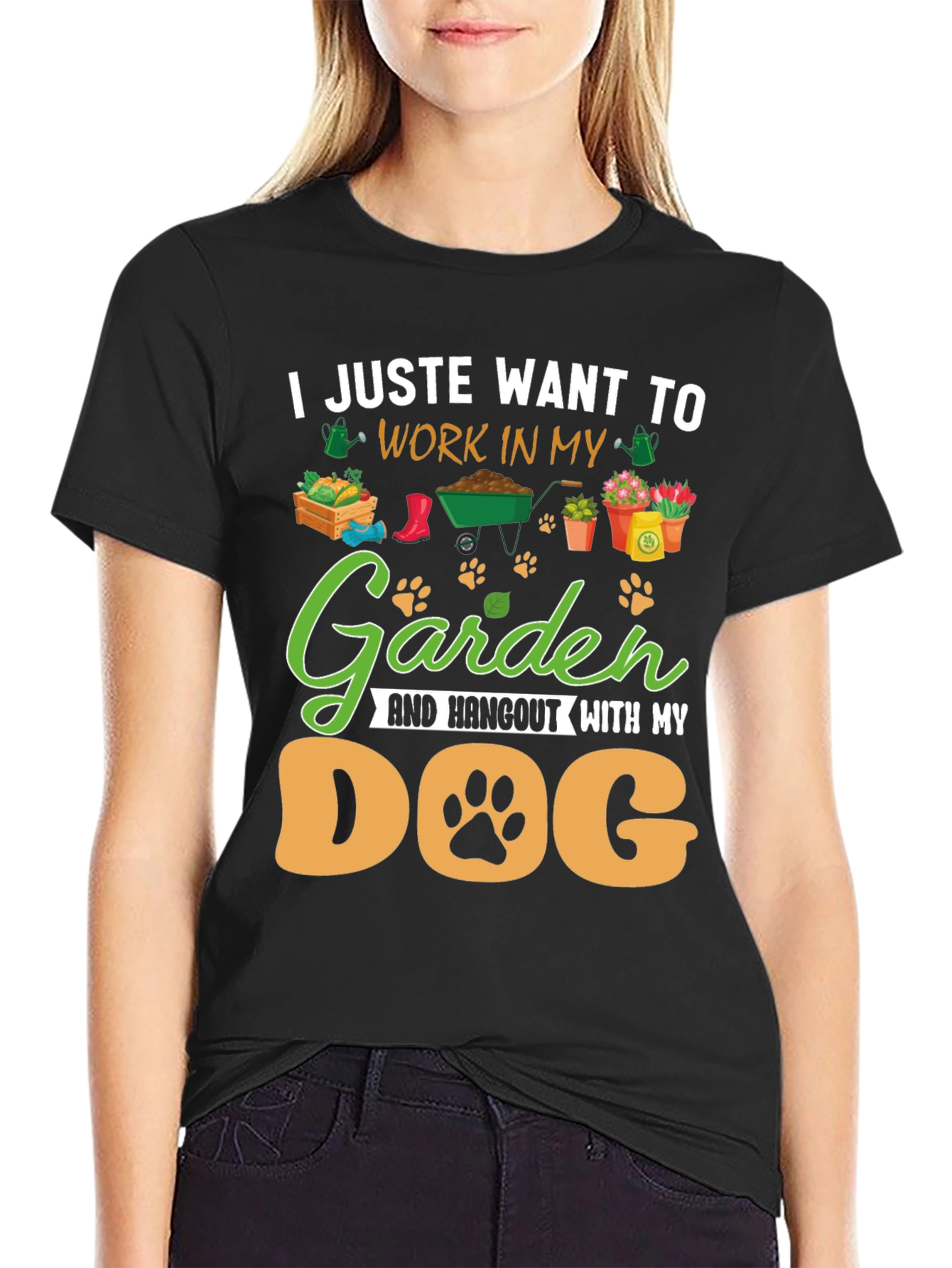 Gardening & Dog Lover T-Shirt