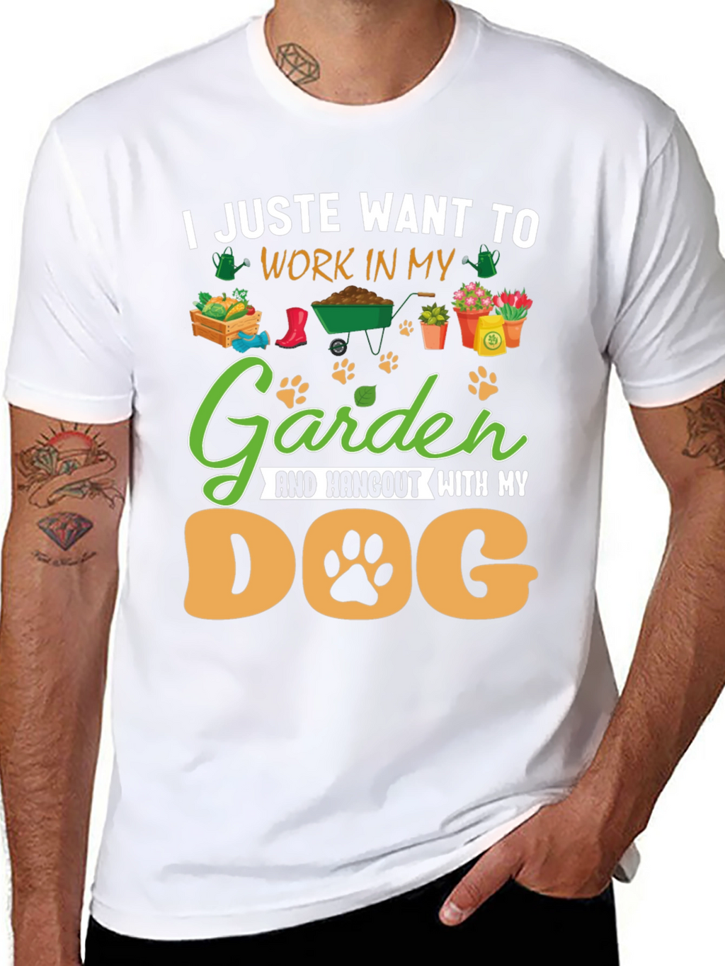 Gardening & Dog Lover T-Shirt