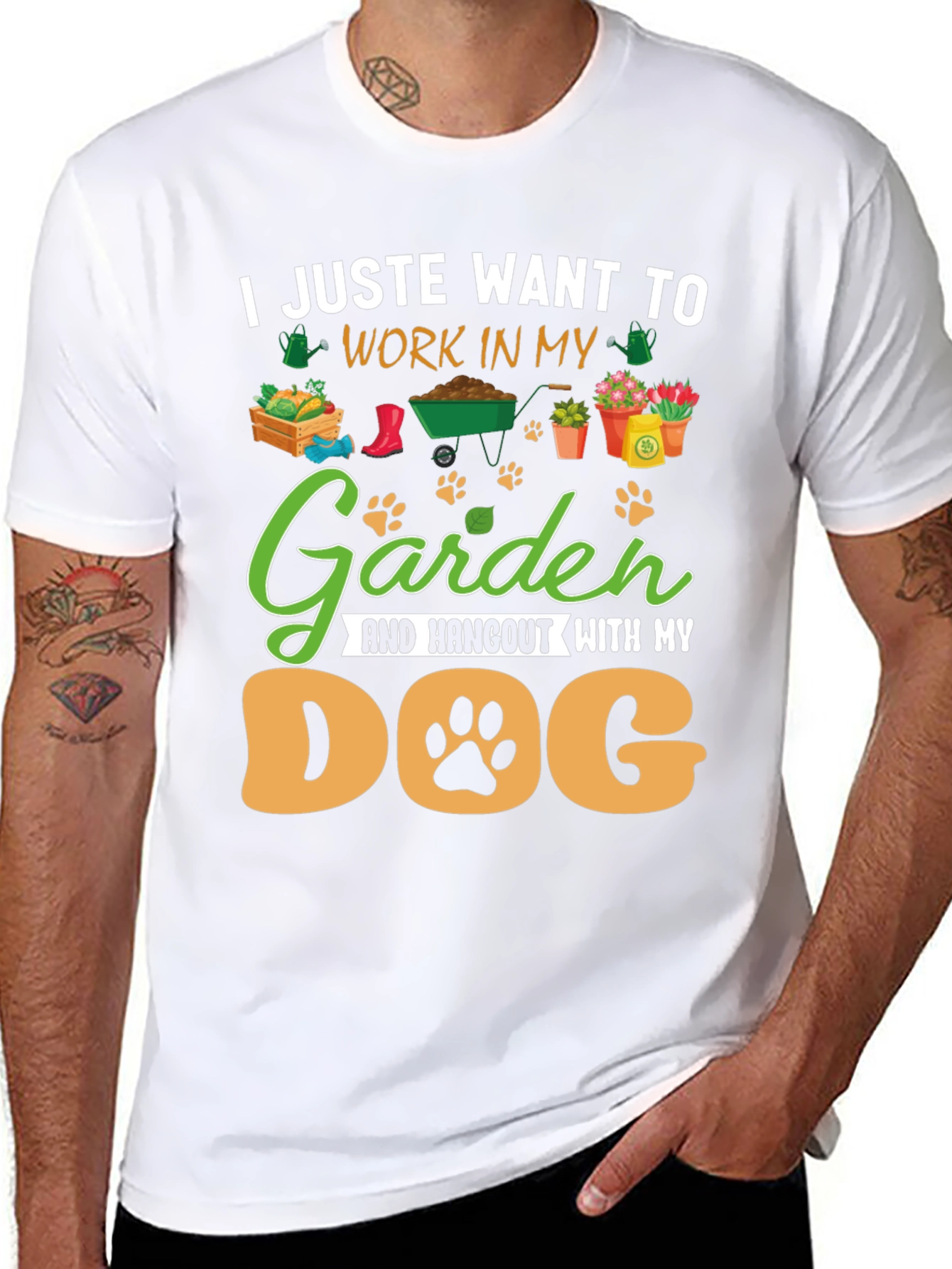 Gardening & Dog Lover T-Shirt