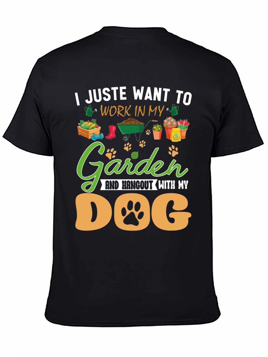 Gardening & Dog Lover T-Shirt