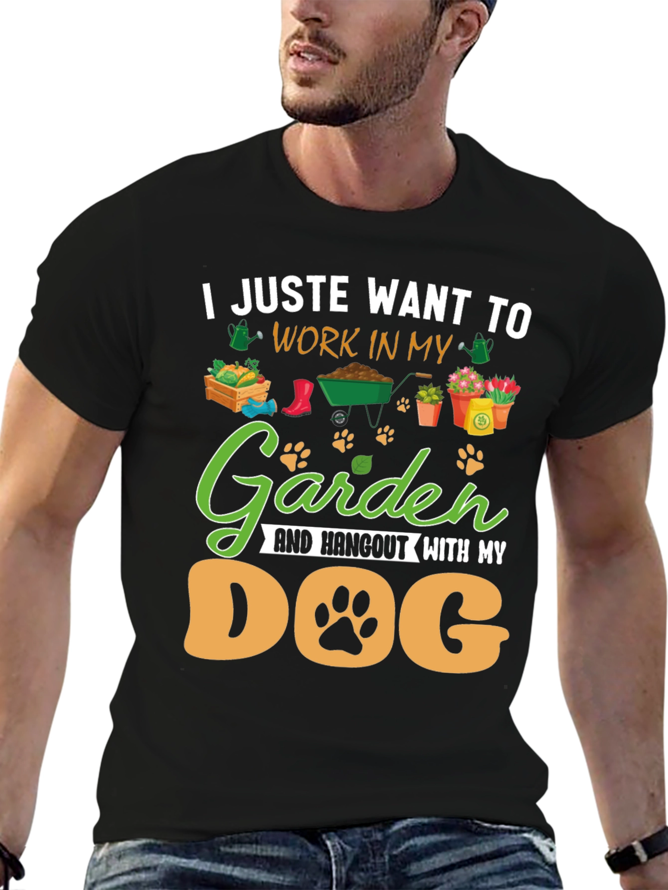 Gardening & Dog Lover T-Shirt