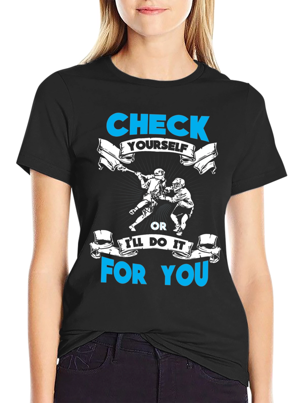 Check Yourself Lacrosse T-Shirt