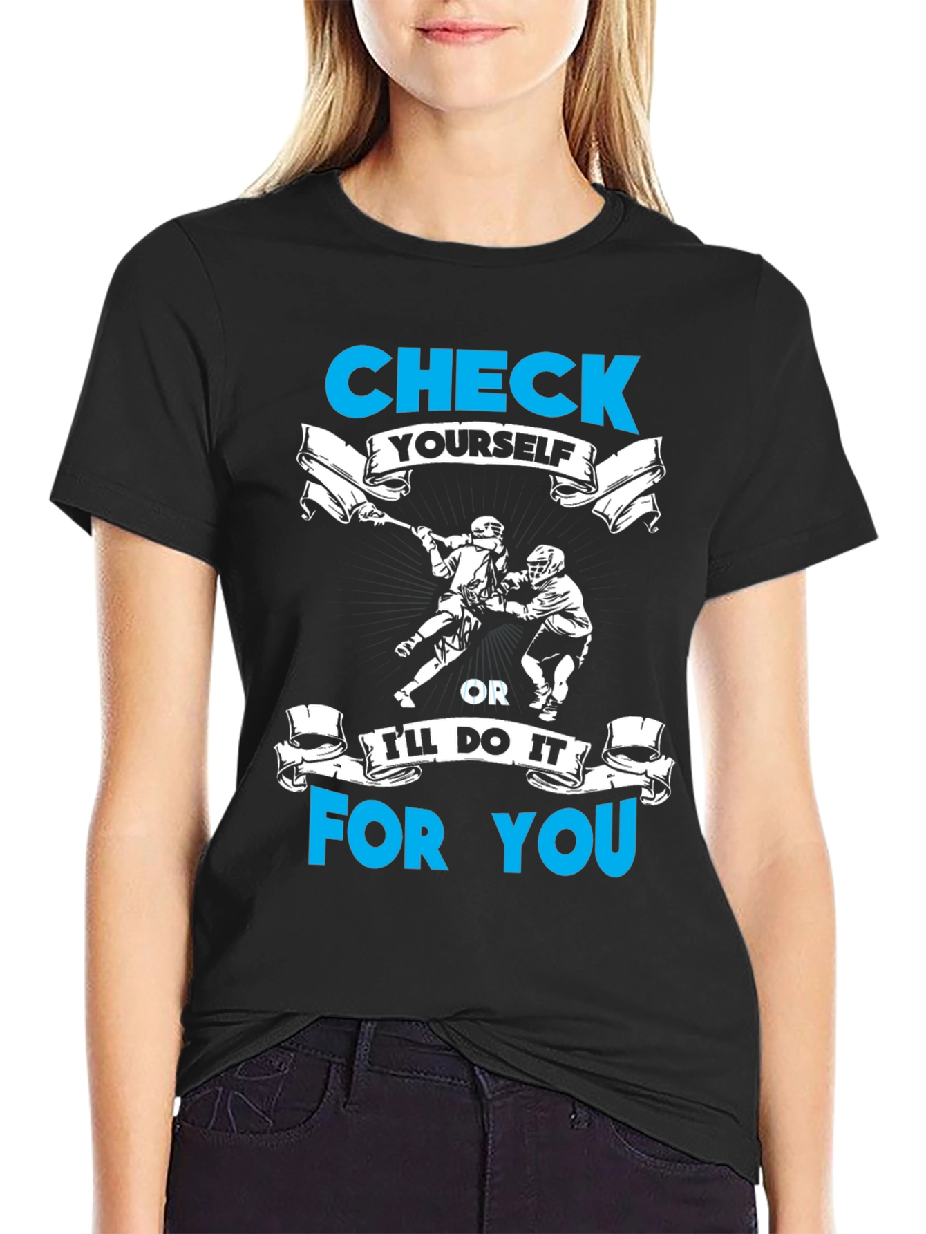 Check Yourself Lacrosse T-Shirt