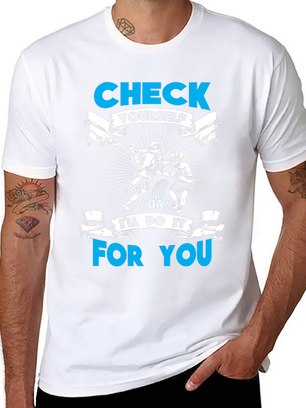Check Yourself Lacrosse T-Shirt