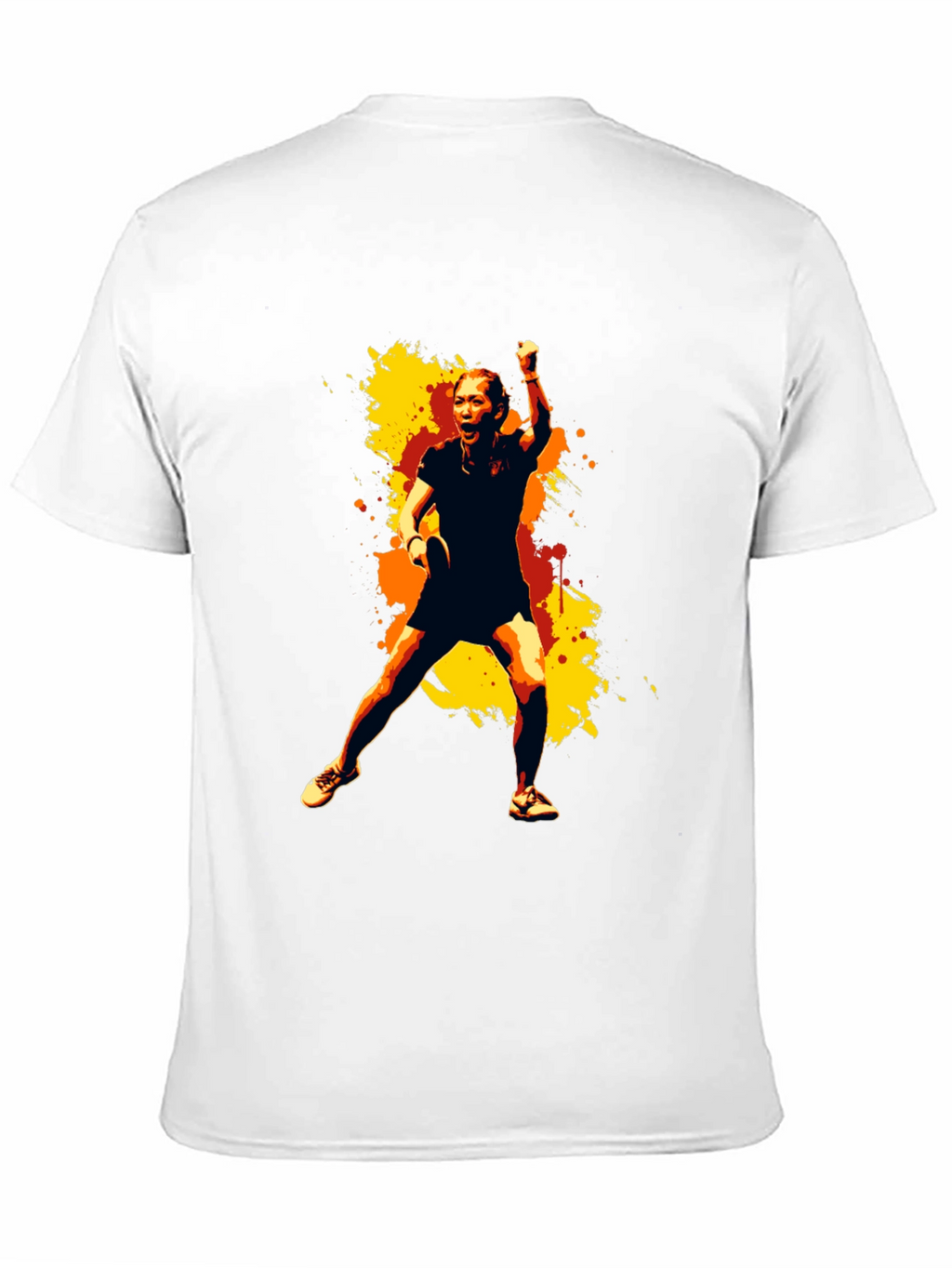 Stylish Graphic Tee - Table Tennis Player