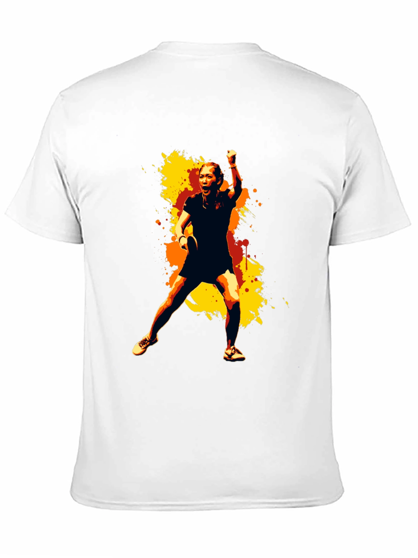 Stylish Graphic Tee - Table Tennis Player