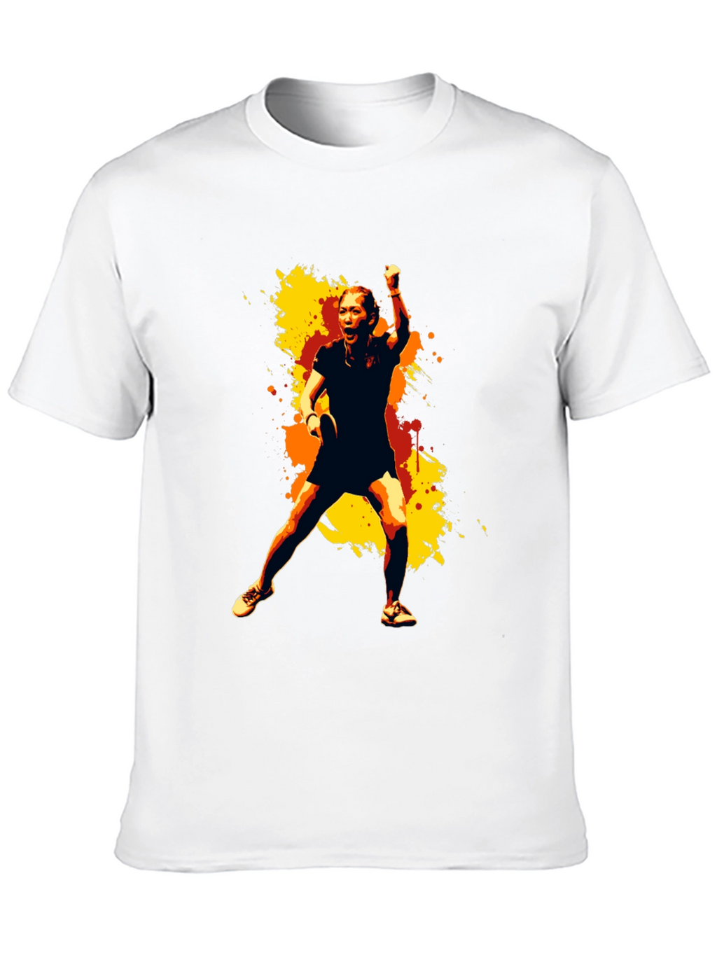 Stylish Graphic Tee - Table Tennis Player