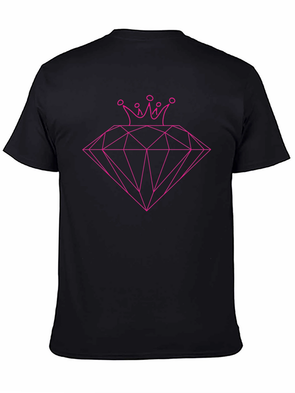 Diamond Queen Mens Black Graphic Tee