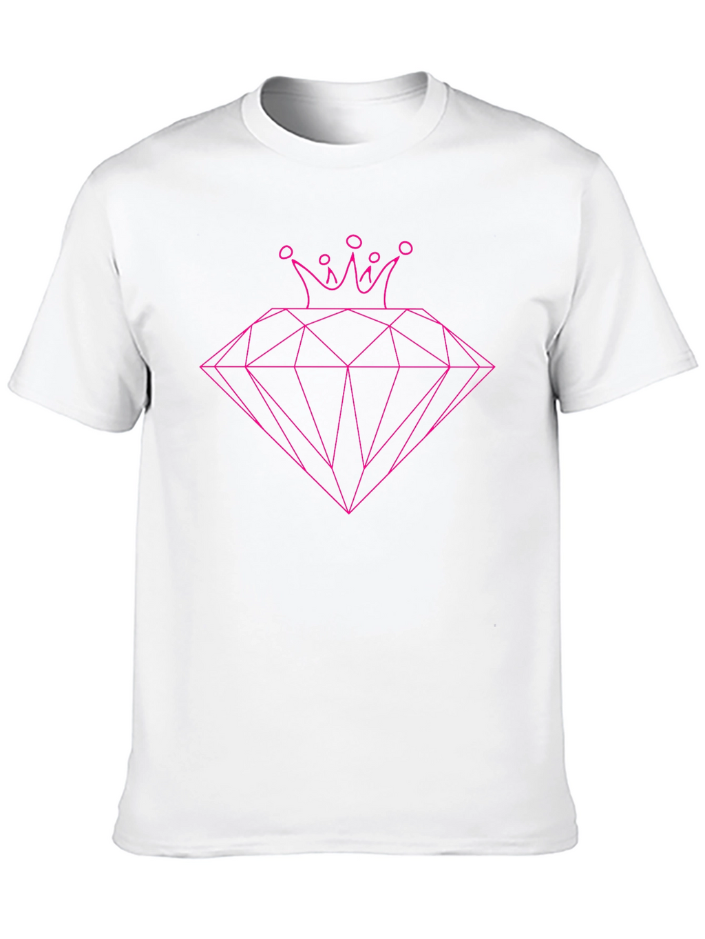 Diamond Queen Mens Black Graphic Tee