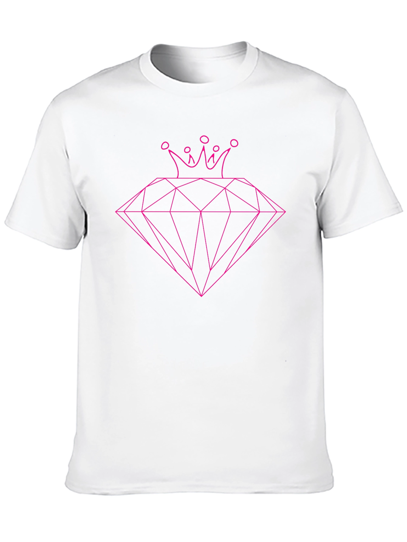 Diamond Queen Mens Black Graphic Tee