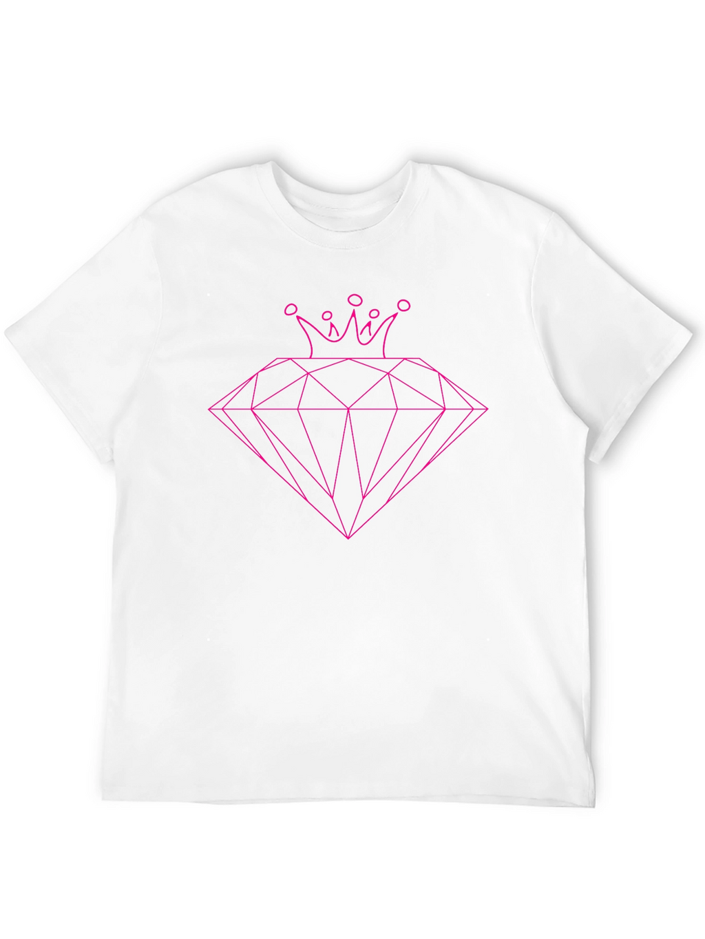 Diamond Queen Mens Black Graphic Tee
