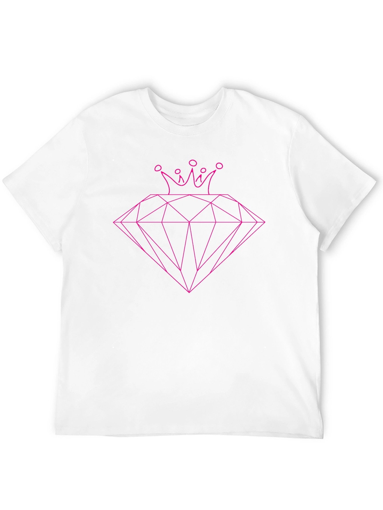 Diamond Queen Mens Black Graphic Tee