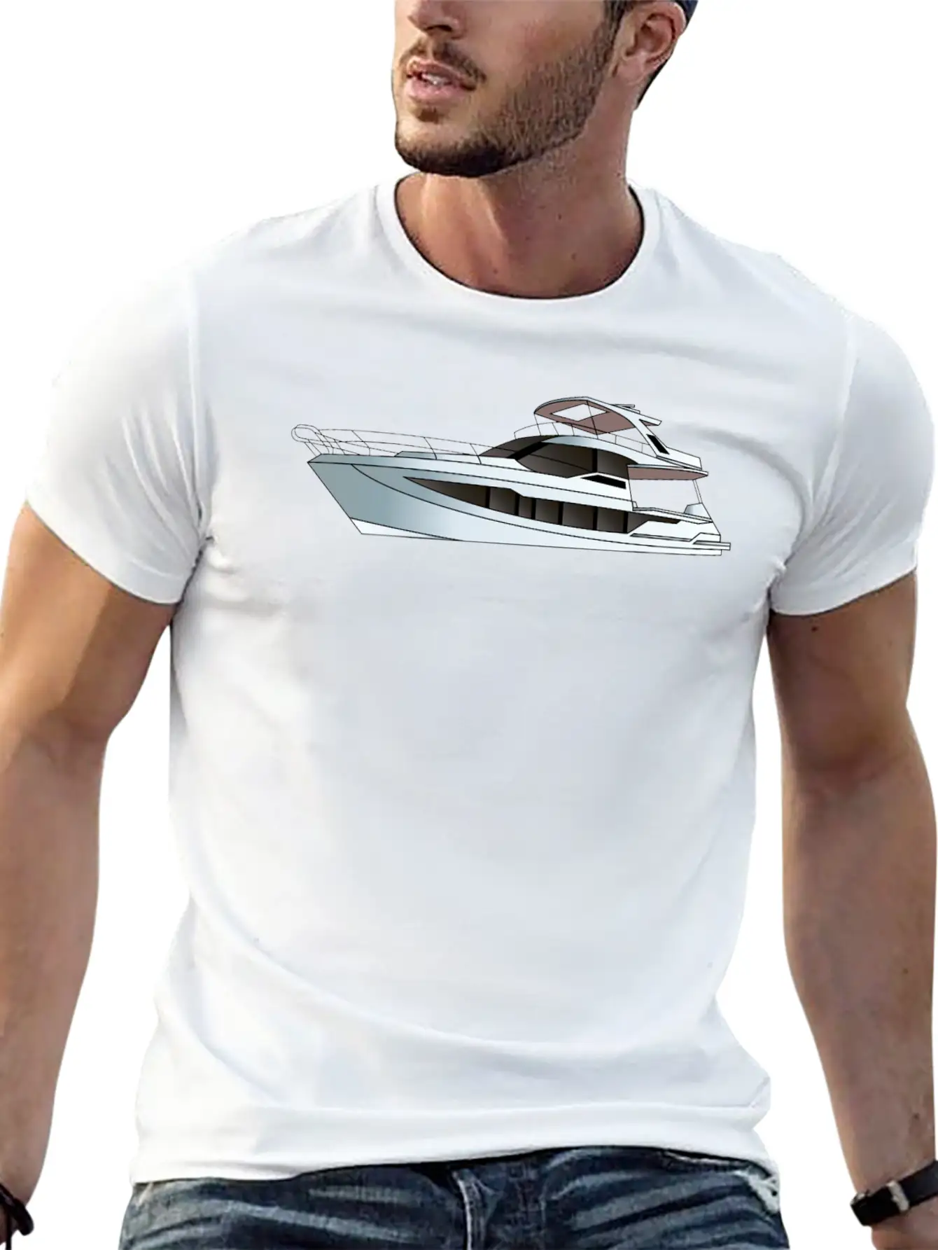 Yacht Classic Cotton Tee – Unisex Comfort For Any Season