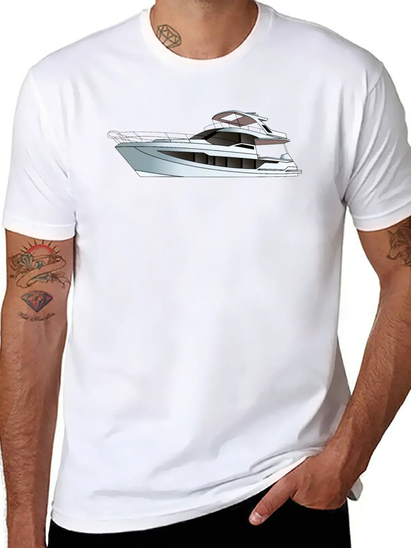 Yacht Classic Cotton Tee – Unisex Comfort For Any Season