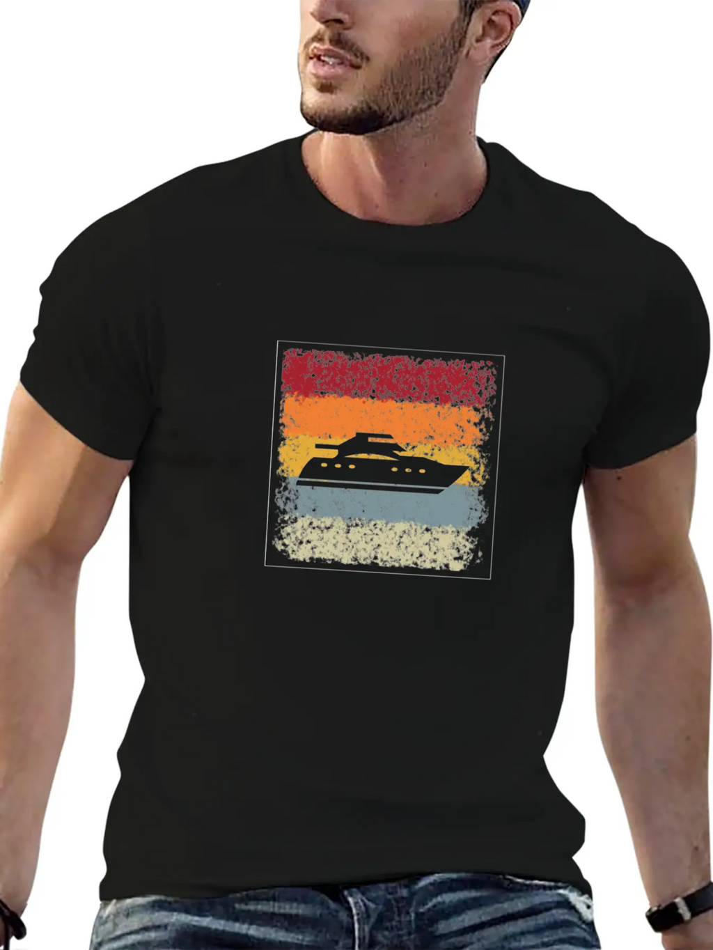 Yacht Retro Timeless Short Sleeve Tee – Comfy And Minimalist Design