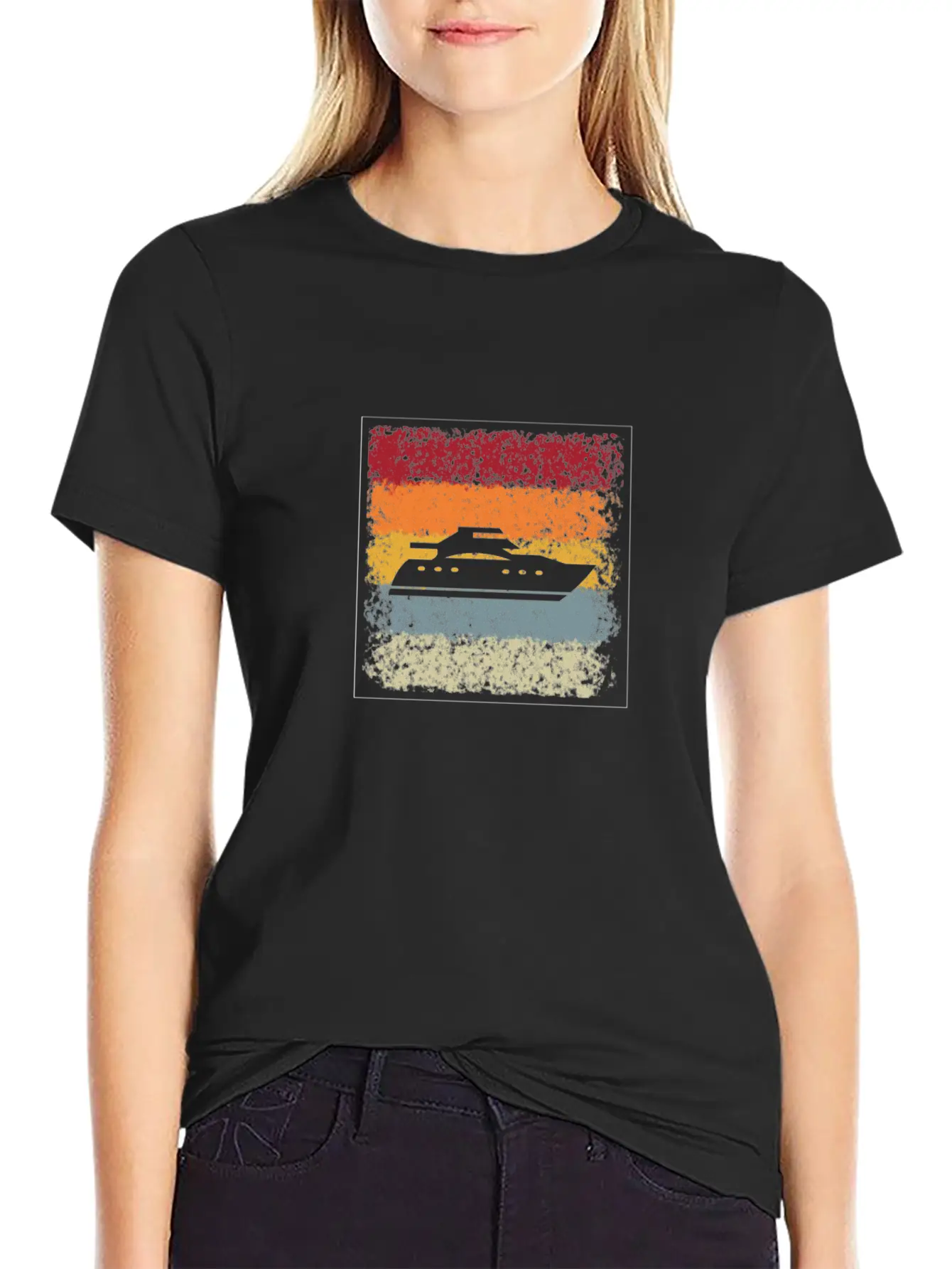 Yacht Retro Timeless Short Sleeve Tee – Comfy And Minimalist Design