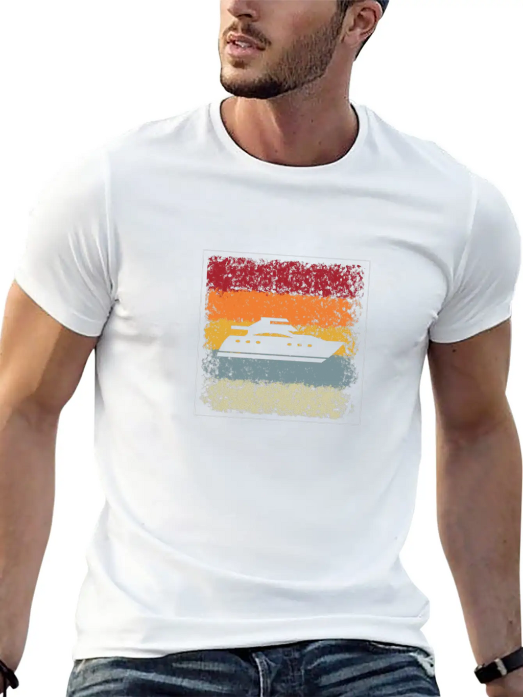 Yacht Retro Timeless Short Sleeve Tee – Comfy And Minimalist Design