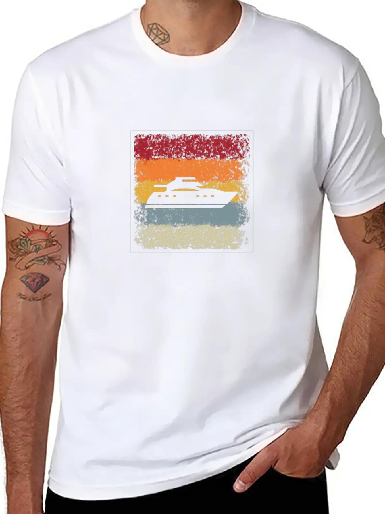Yacht Retro Timeless Short Sleeve Tee – Comfy And Minimalist Design
