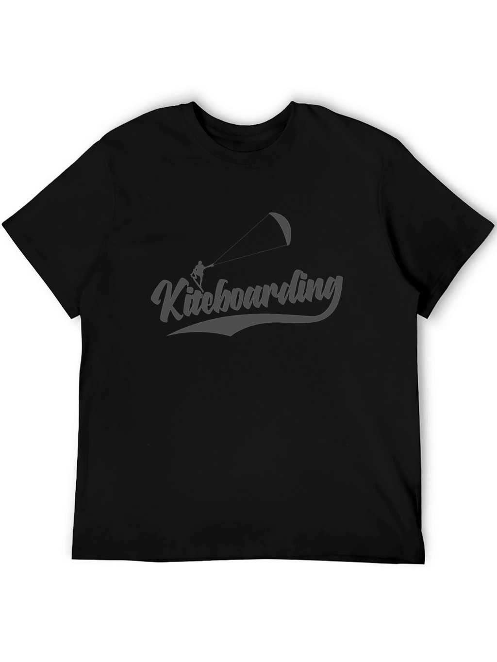 Kiteboarding Graphic Black T-Shirt