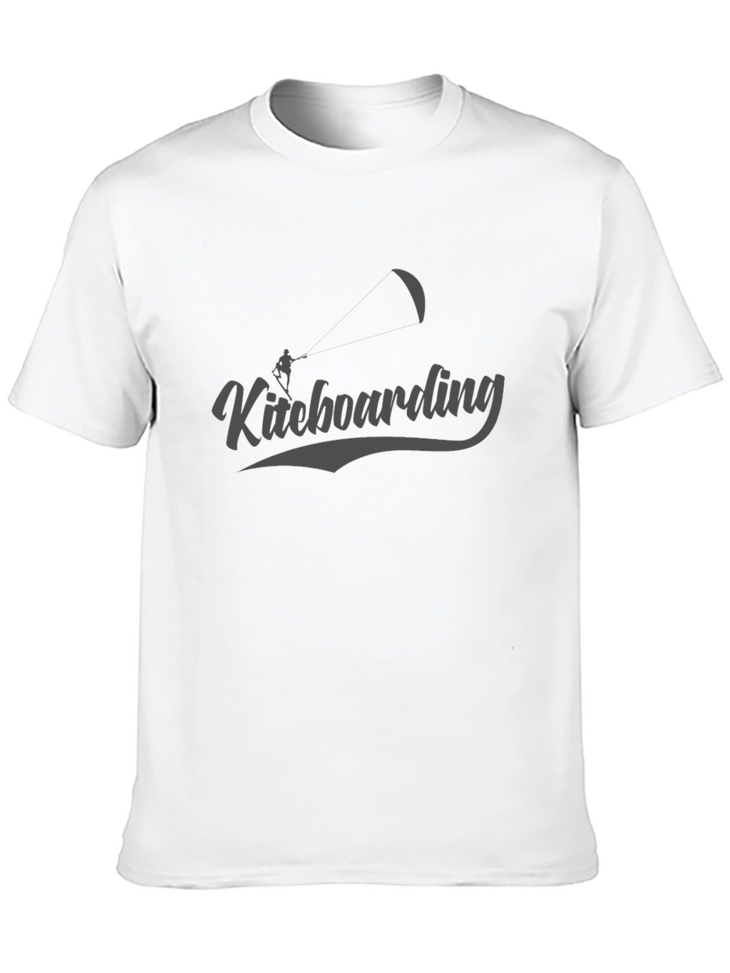 Kiteboarding Graphic Black T-Shirt