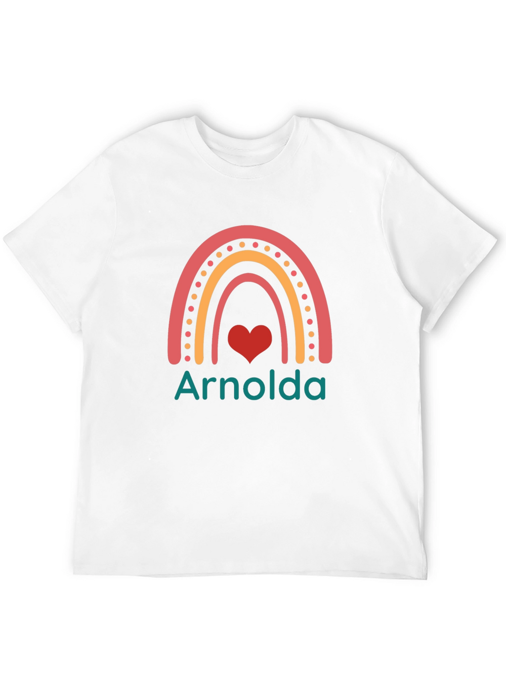 Arnolds Rainbow Heart T-Shirt