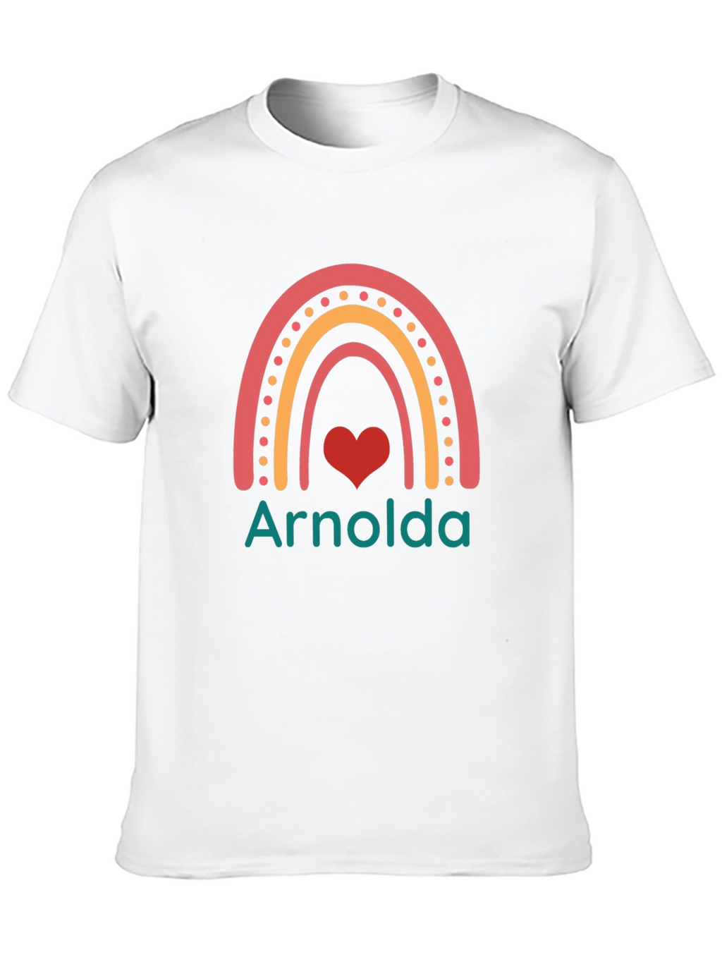 Arnolds Rainbow Heart T-Shirt