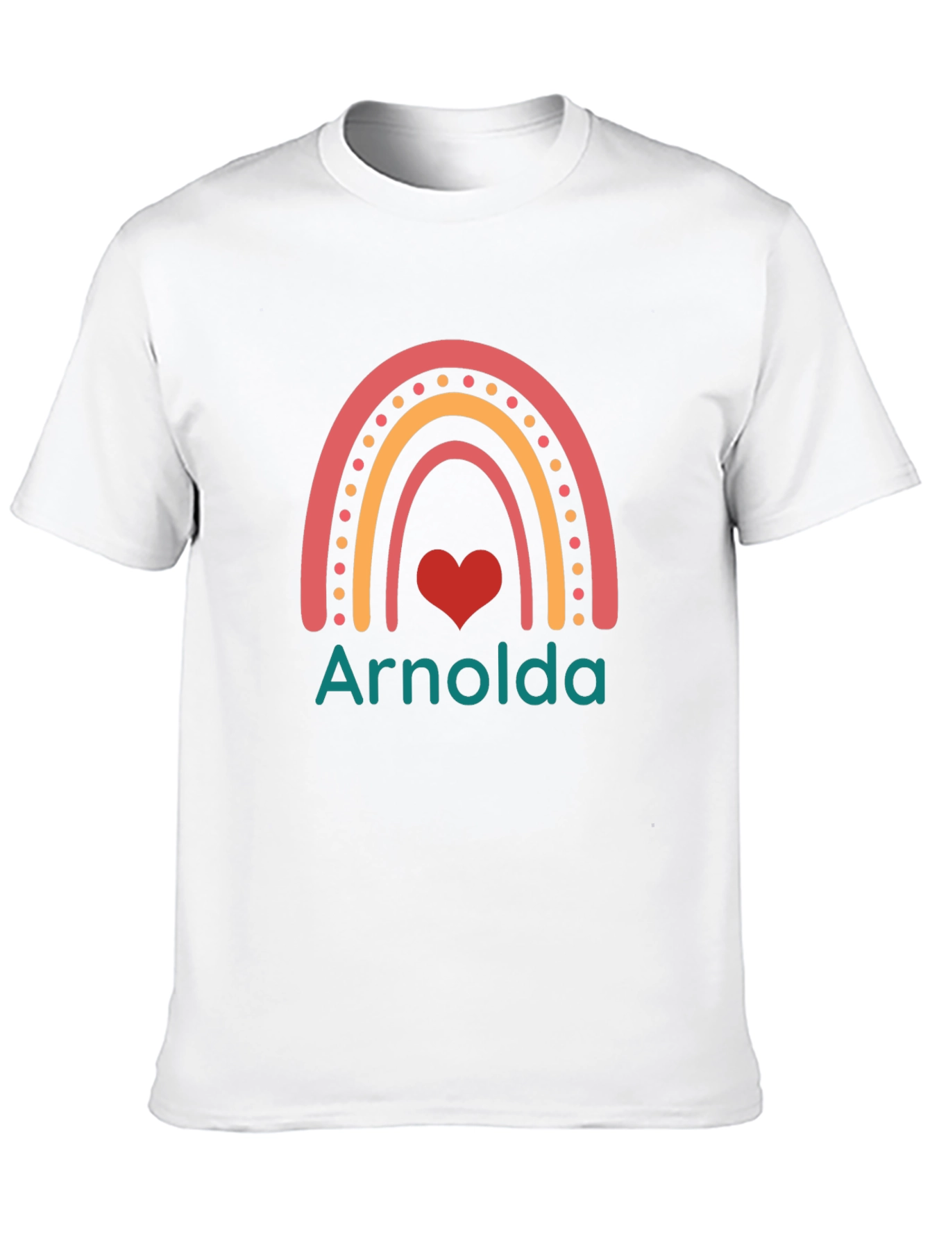 Arnolds Rainbow Heart T-Shirt