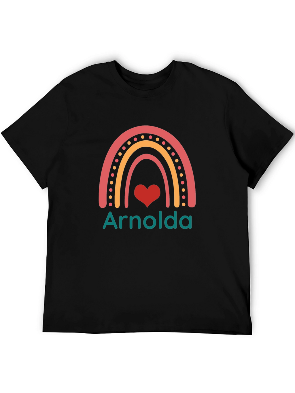 Arnolds Rainbow Heart T-Shirt