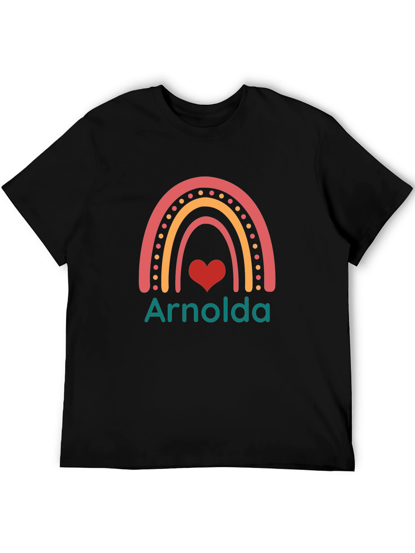 Arnolds Rainbow Heart T-Shirt