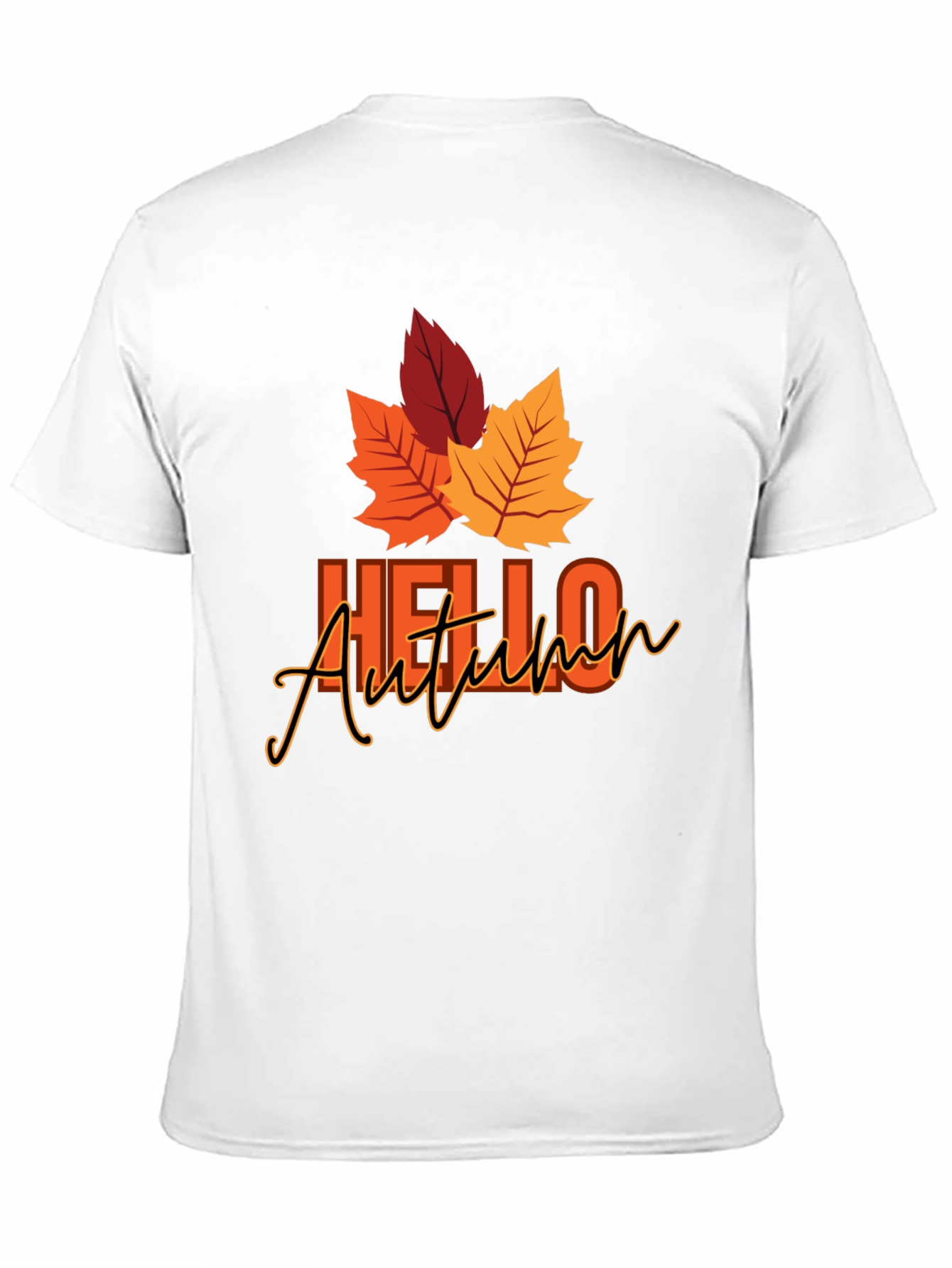 Hello Autumn Graphic Tee - Fall Season Shirt