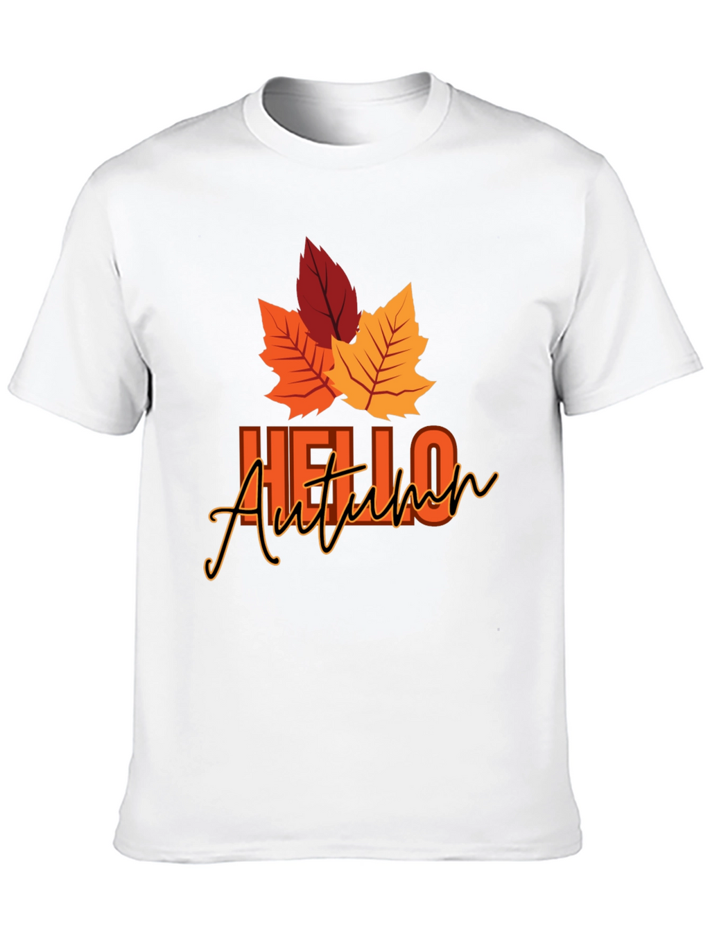 Hello Autumn Graphic Tee - Fall Season Shirt