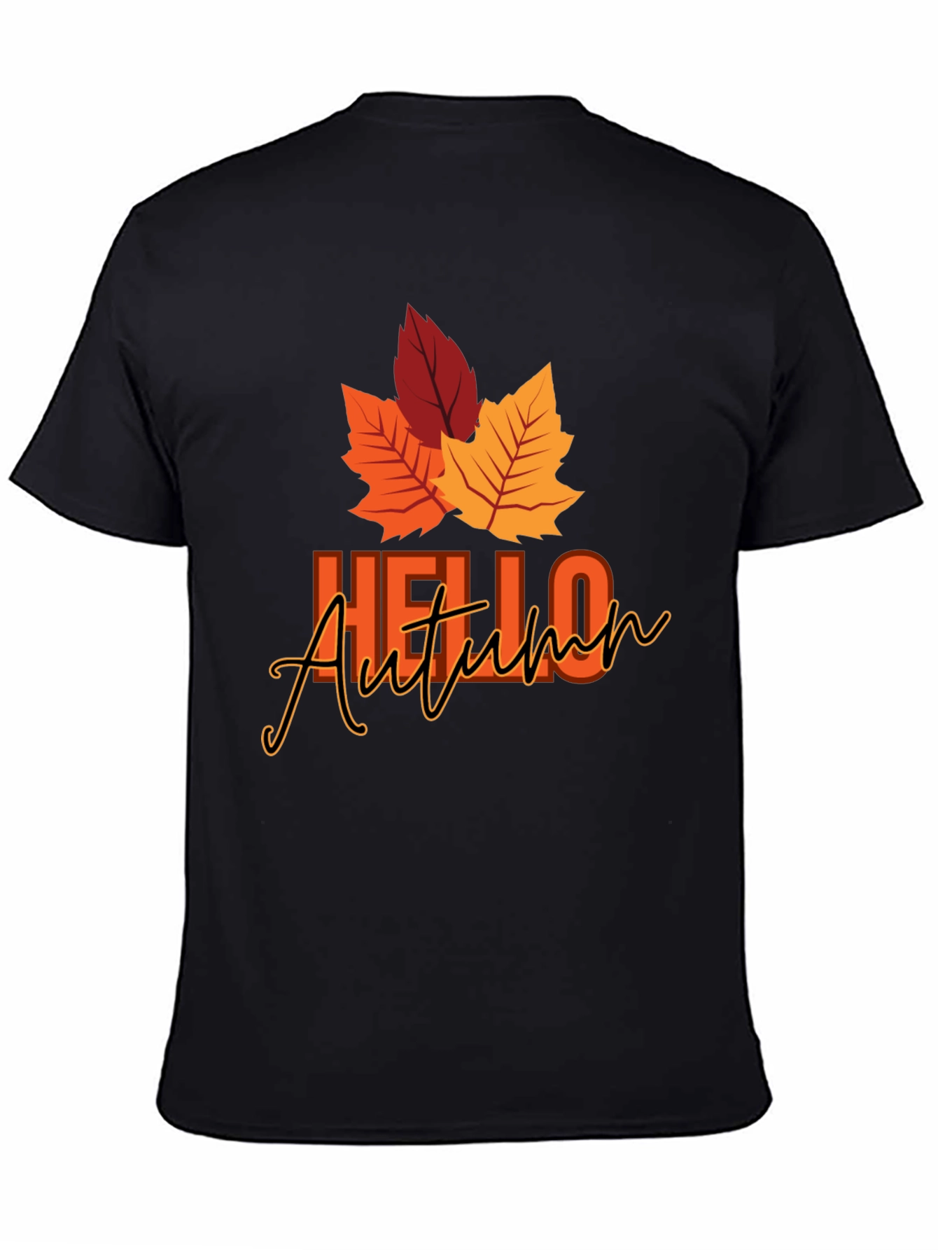 Hello Autumn Graphic Tee - Fall Season Shirt