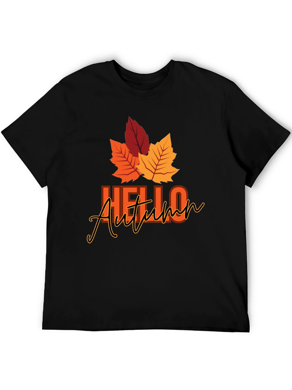 Hello Autumn Graphic Tee - Fall Season Shirt
