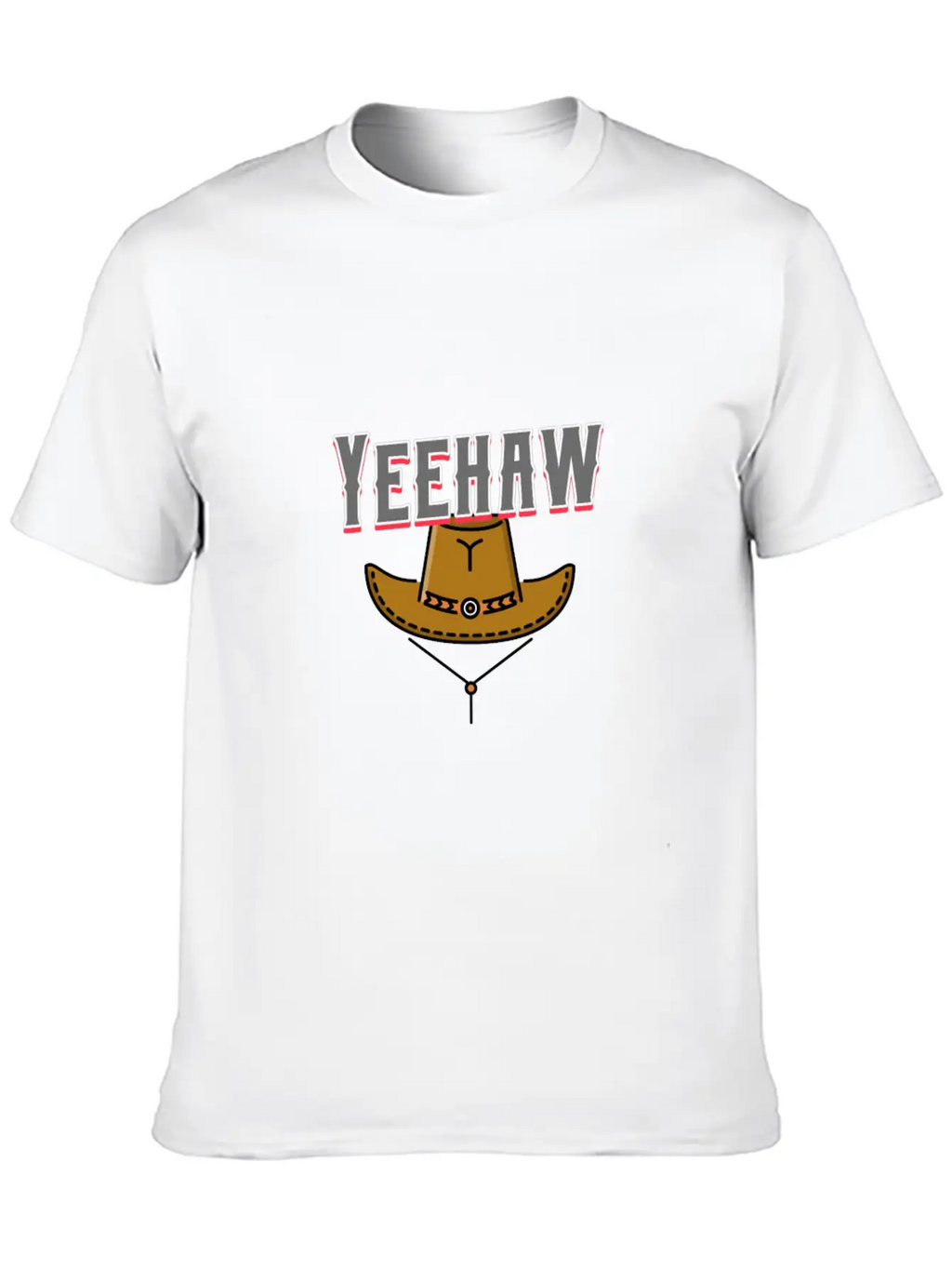 YEEHAW COWBOY Essential Cotton Tee For Daily Outfits – Unisex Style